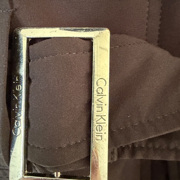 Calvin Klein Water Resistant/Windproof/Detachable Hood Trench Coat - Picture 3 of 6